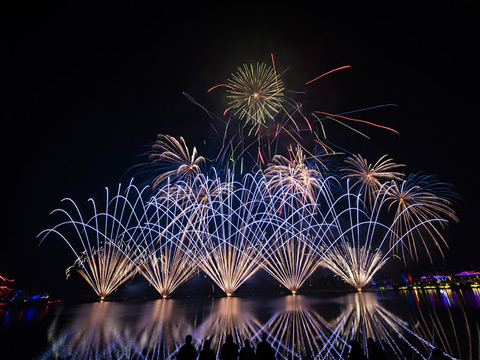 南京银杏湖国庆黄金周焰火